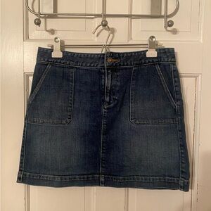 LOFT Denim Mini Skirt sz 8